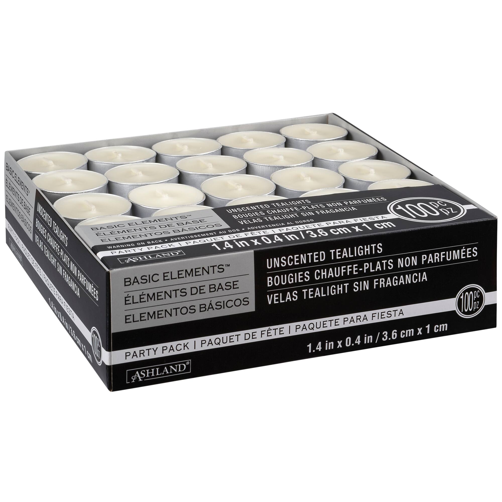 Basic Elements™ Ivory Unscented Tealights By Ashland®
